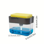 Dispensador Automático de Jabón con Esponja