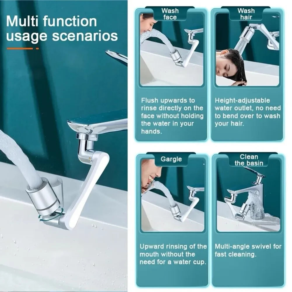 Cabezal de Grifo Giratorio Extensible