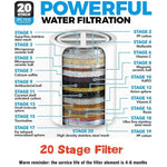 Filtro de Agua para Ducha Familiar
