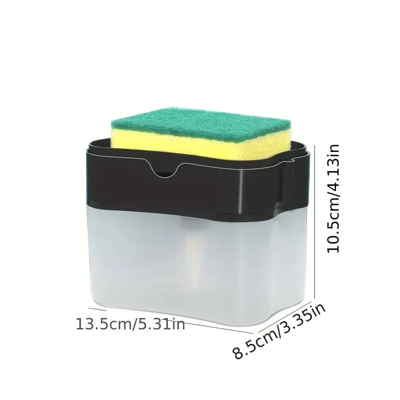 Dispensador Automático de Jabón con Esponja