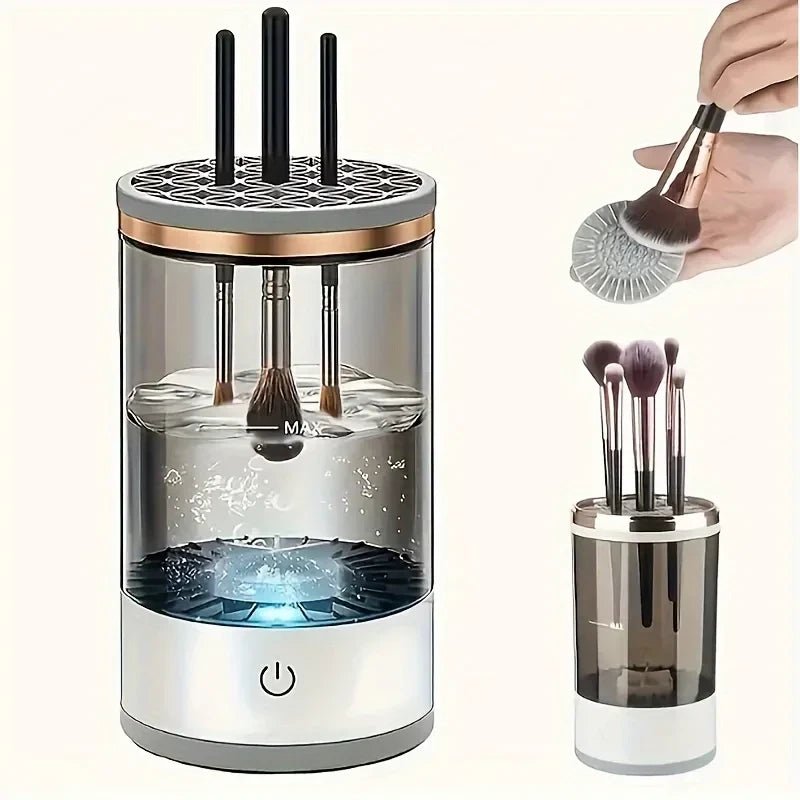 Limpiador Electrico De Brochas De Maquillaje