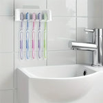 Soporte Adhesivo para Cepillos de Dientes