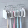 Soporte Adhesivo para Cepillos de Dientes
