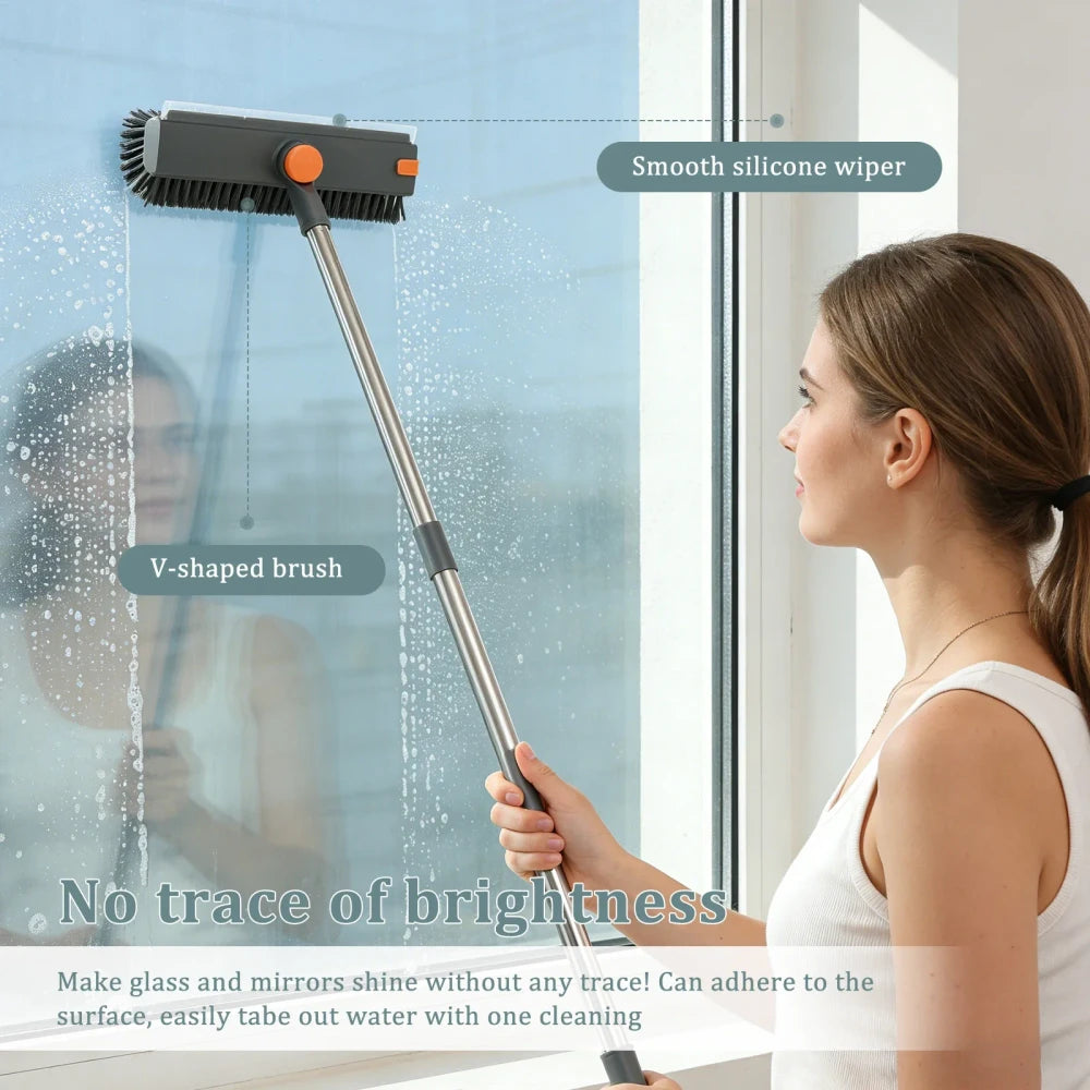 Cepillo de Limpieza para Ducha con Mango Extensible