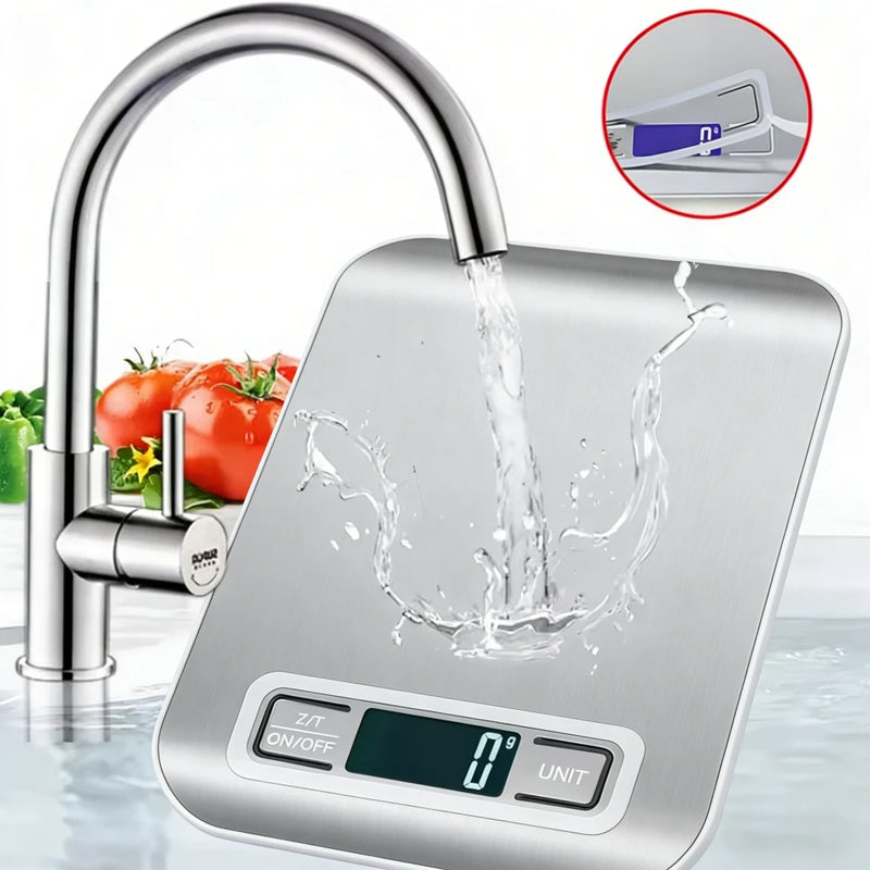 Balanza de Cocina Digital de Acero Inoxidable