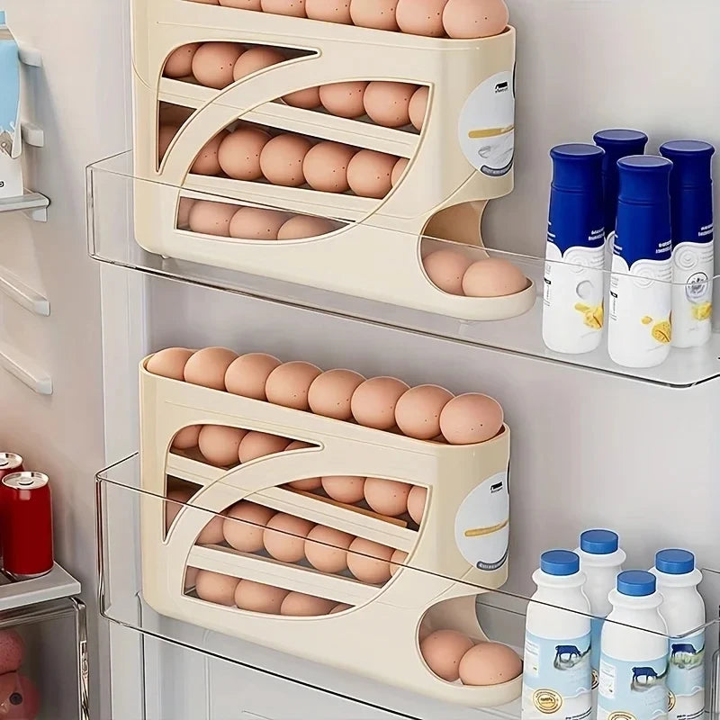 Organizador Rodante de Huevos para Refrigerador