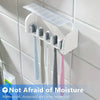 Soporte Adhesivo para Cepillos de Dientes