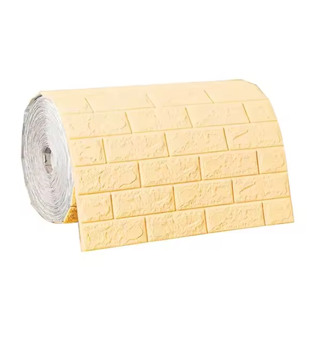 Adhesivo Pared Ladrillo Espuma 3D