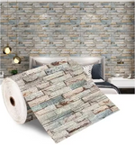 Adhesivo Pared Ladrillo Espuma 3D