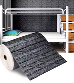 Adhesivo Pared Ladrillo Espuma 3D