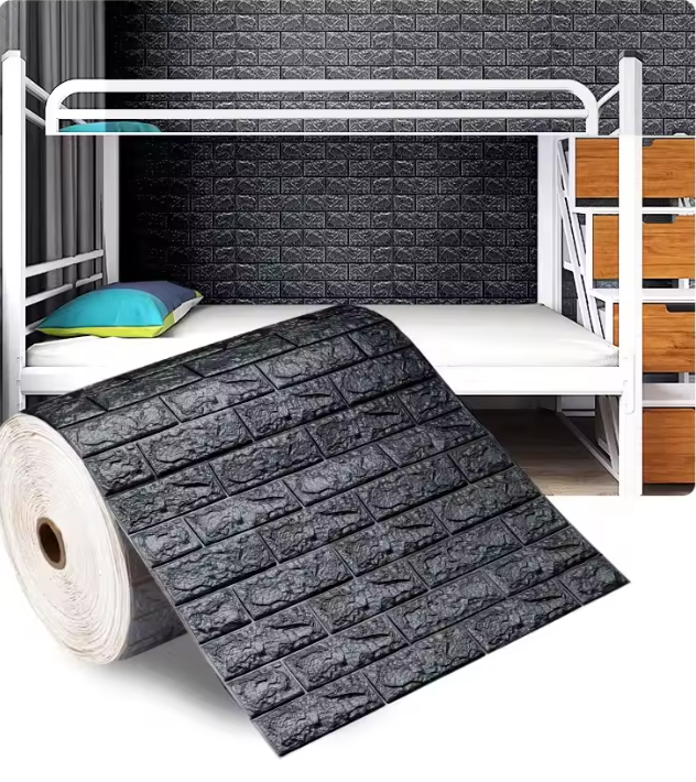Adhesivo Pared Ladrillo Espuma 3D