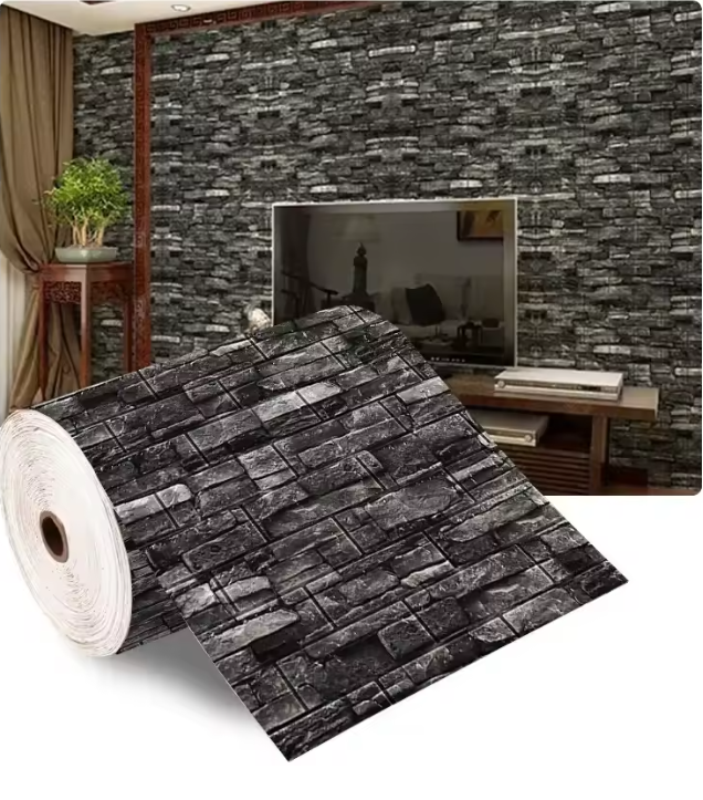 Adhesivo Pared Ladrillo Espuma 3D